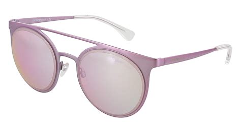 Emporio Armani EA2068 Pink EA2068 Round Sunglasses Lens .